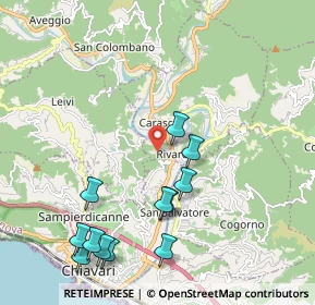 Mappa Località Caselunghe, 16042 Carasco GE, Italia (2.34333)
