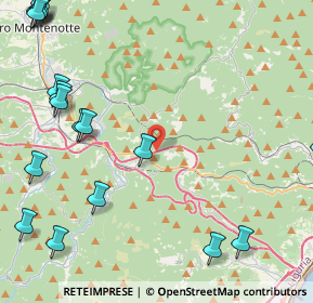 Mappa A6 Torino - Savona, 17041 Altare SV, Italia (6.806)