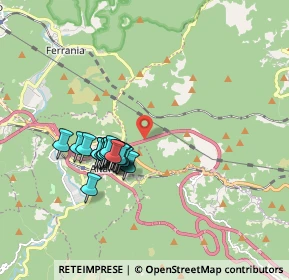 Mappa A6 Torino - Savona, 17041 Altare SV, Italia (1.5155)