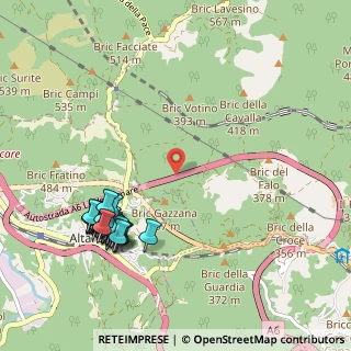 Mappa A6 Torino - Savona, 17041 Altare SV, Italia (1.23929)