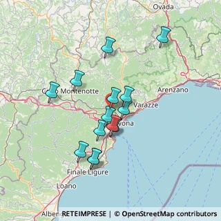 Mappa 17100 Santuario SV, Italia (12.58857)