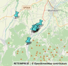 Mappa Via Salvo D'Acquisto, 12089 Villanova Mondovì CN, Italia (1.28692)