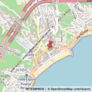 Mappa Via Boagno, 38, 17015 Celle Ligure, Savona (Liguria)