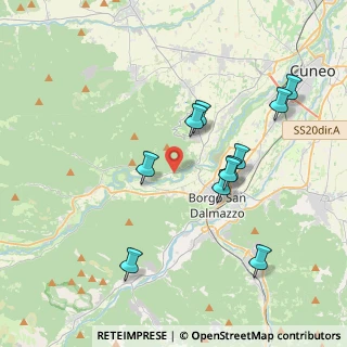 Mappa Strada Provinciale, 12010 Vignolo CN, Italia (3.80364)