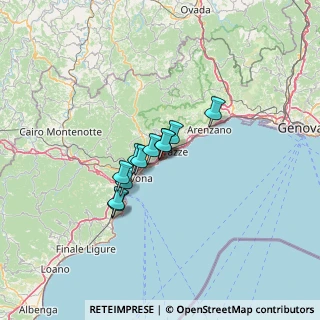 Mappa Via 4 Novembre, 17015 Celle Ligure SV, Italia (8.03455)