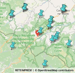 Mappa Via Porali, 42037 Collagna RE, Italia (10.063)