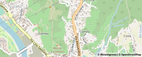 Mappa Albisola Superiore