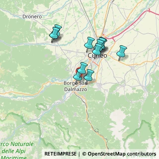 Mappa Via Tanaro, 12011 Borgo San Dalmazzo CN, Italia (6.37)