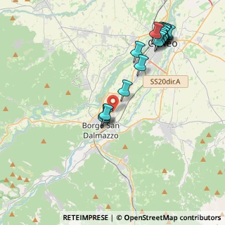 Mappa Via Tanaro, 12011 Borgo San Dalmazzo CN, Italia (4.75412)