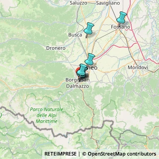 Mappa Via Tanaro, 12011 Borgo San Dalmazzo CN, Italia (27.90455)