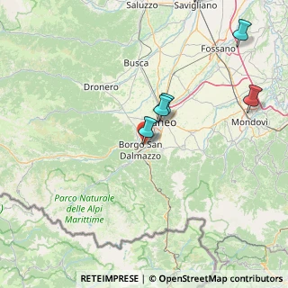 Mappa Via Tanaro, 12011 Borgo San Dalmazzo CN, Italia (33.58727)