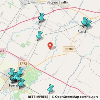 Mappa Via Accarisi, 48018 Pieve Cesato RA, Italia (7.6115)