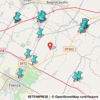 Mappa Via Accarisi, 48018 Pieve Cesato RA, Italia (6.1025)
