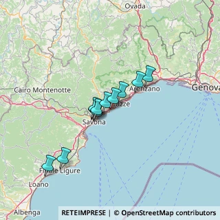 Mappa Lungomare Colombo, 17015 Celle Ligure SV, Italia (9.88545)