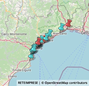 Mappa Lungomare Colombo, 17015 Celle Ligure SV, Italia (8.91571)