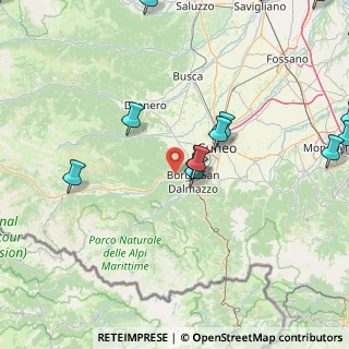 Mappa Piazza IV Martiri, 12010 Roccasparvera CN, Italia (24.69467)