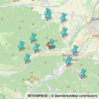 Mappa Piazza IV Martiri, 12010 Roccasparvera CN, Italia (4.28667)