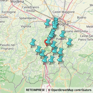 Mappa Piazza XX Settembre, 40043 Marzabotto BO, Italia (10.9975)
