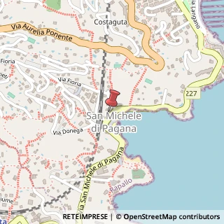 Mappa Via San Michele, 96, 16035 Rapallo, Genova (Liguria)