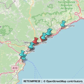 Mappa Via Generale Pescetto, 17015 Celle ligure SV, Italia (5.37455)