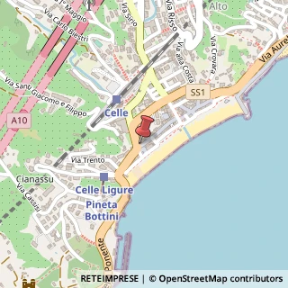Mappa Via Aicardi, 126, 17015 Celle Ligure, Savona (Liguria)