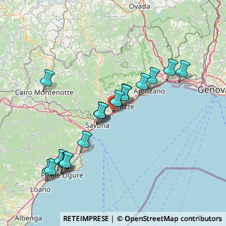 Mappa Via Generale Pescetto, 17015 Celle ligure SV, Italia (15.89333)