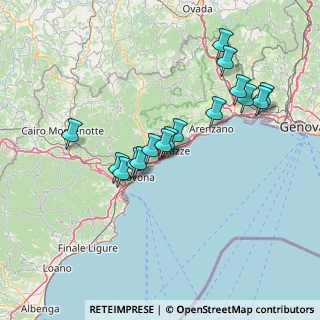 Mappa Via Generale Pescetto, 17015 Celle ligure SV, Italia (13.27375)