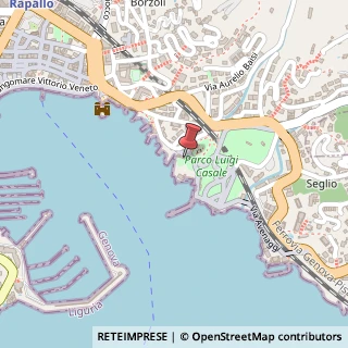 Mappa Via Avenaggi, 8, 16035 Rapallo, Genova (Liguria)