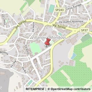 Mappa Via Guglielmo Marconi, 35, 12089 Villanova Mondovì, Cuneo (Piemonte)