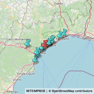 Mappa Via 1° Maggio, 17015 Celle Ligure SV, Italia (7.55643)