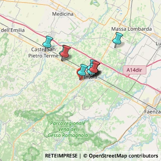 Mappa Via Turibio Baruzzi, 40026 Imola BO, Italia (3.98583)