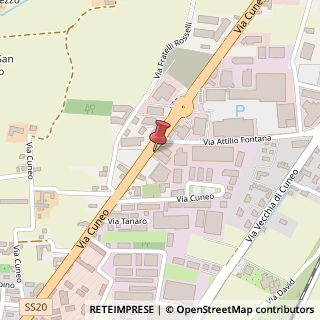 Mappa Via Cuneo, 72, 12011 Borgo San Dalmazzo, Cuneo (Piemonte)