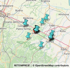 Mappa Via A. Oriani, 40026 Imola BO, Italia (8.201)