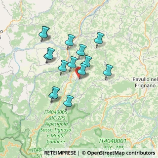 Mappa SP 28, 41045 Montefiorino MO, Italia (6.44533)