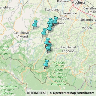 Mappa SP 28, 41045 Montefiorino MO, Italia (11.12)