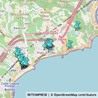 Mappa Via Genova, 17015 Celle Ligure SV, Italia (0.518)