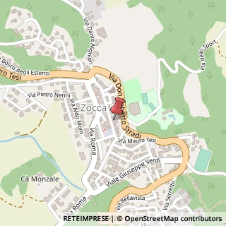 Mappa Via del Mercato, 104, 41059 Zocca, Modena (Emilia Romagna)