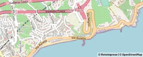 Mappa Celle Ligure