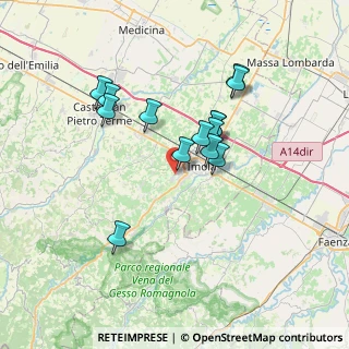 Mappa Via Mario Neri, 40026 Imola BO, Italia (6.10429)