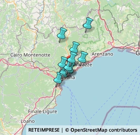 Mappa Via Luigi Leone Grosso, 17011 Albisola Superiore SV, Italia (6.81333)
