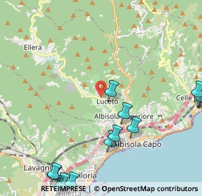 Mappa Via Luigi Leone Grosso, 17011 Albisola Superiore SV, Italia (3.07643)