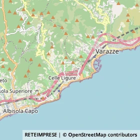 Mappa Celle Ligure