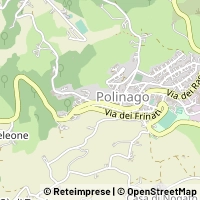 Kaart Polinago