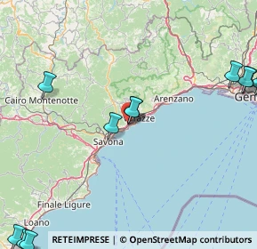 Mappa Via Montello, 17015 Celle Ligure SV, Italia (28.28778)