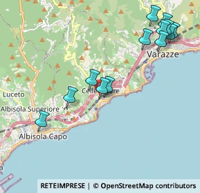 Mappa Via Montello, 17015 Celle Ligure SV, Italia (2.33923)