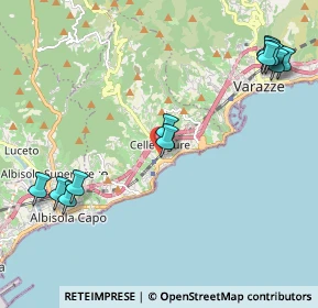 Mappa Via Montello, 17015 Celle Ligure SV, Italia (2.65167)