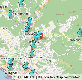 Mappa Via N.va Provinciale di Graveglia, 16042 Carasco GE, Italia (2.56286)