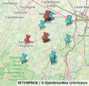 Mappa Via della Repubblica, 41059 Zocca MO, Italia (13.8655)