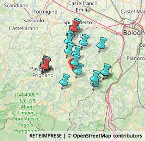Mappa Via Giacomo Matteotti, 41059 Zocca MO, Italia (10.8505)
