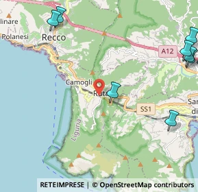 Mappa Via Maggiolo - Ruta, 16032 Camogli GE, Italia (3.53)